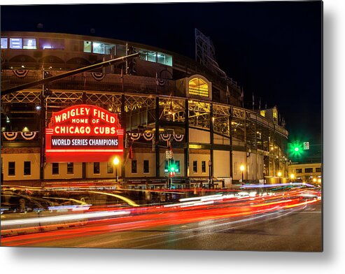 Chicago Metal Print featuring the photograph Driving Past History by Andrew Soundarajan