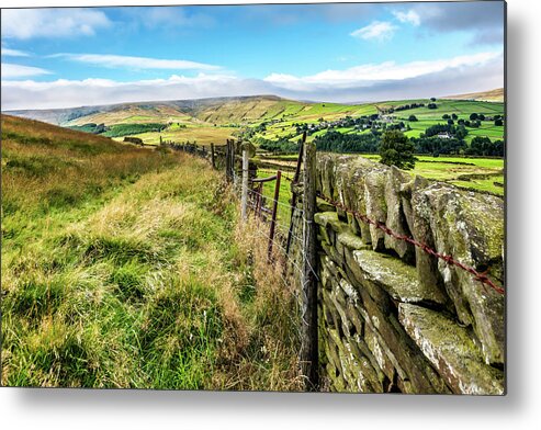 Landscape Metal Print featuring the photograph Dry Stone by Nick Bywater