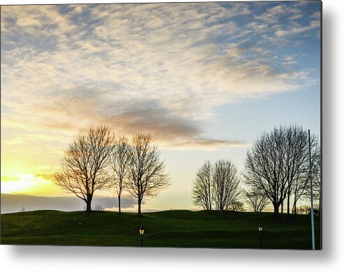 Sunset Metal Print featuring the photograph Dublin Countryside at Sunset by Synda Whipple