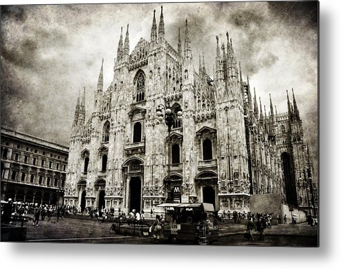 Milano Metal Print featuring the photograph Duomo di Milano by Laura Melis