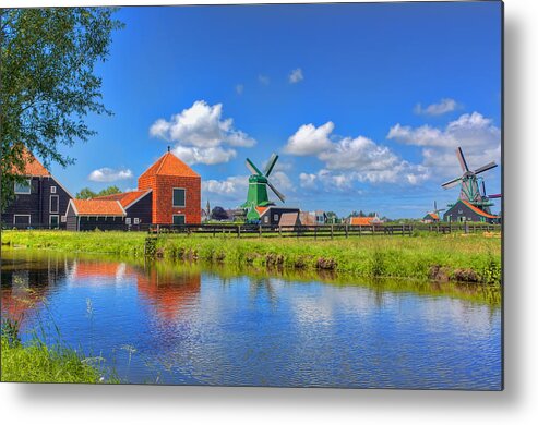 Netherlands Metal Print featuring the photograph Dutch Countryside by Nadia Sanowar
