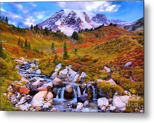Edith Creek Metal Print featuring the photograph Early Morning At Edith Creek by Adam Jewell