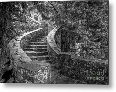 Baptist Metal Print featuring the photograph Eastern University Stone Stairway Detail by University Icons