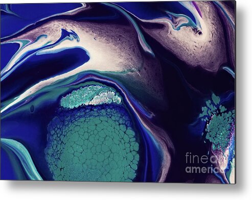 Abstract Metal Print featuring the photograph Eat the Fish by Patti Schulze