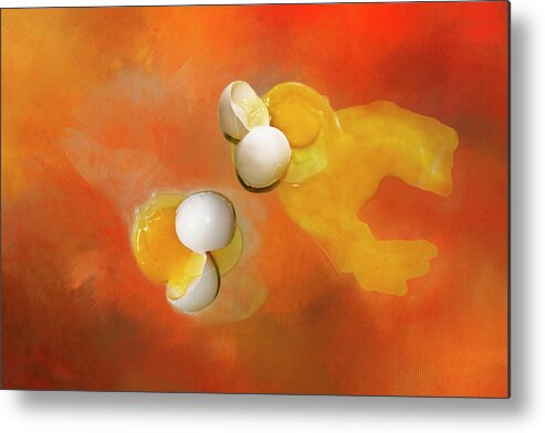 Eggs Metal Print featuring the photograph Eggs by Carolyn Marshall