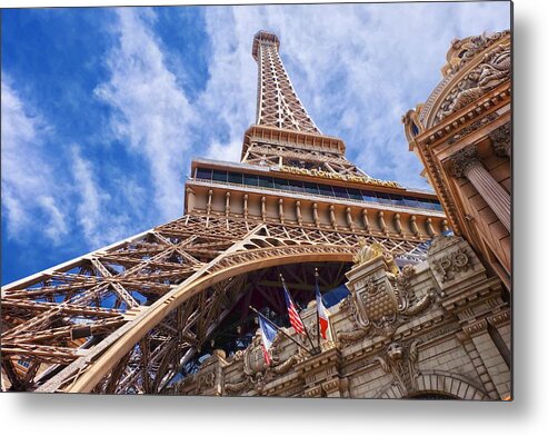 Eiffel Metal Print featuring the photograph Eiffel Tower Las Vegas by Ricardo J Ruiz de Porras