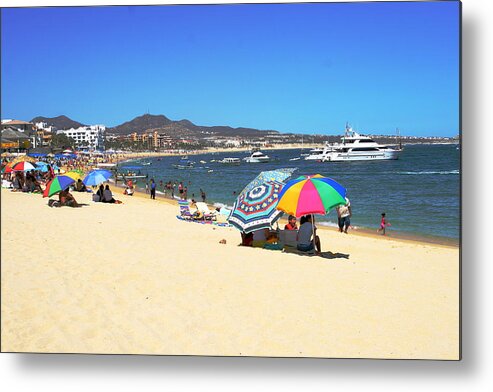 Cabo San Lucas Metal Print featuring the photograph El Medano Beach, Baja, MX by Robert McKinstry