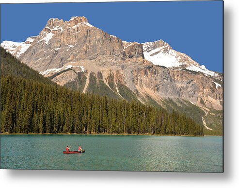 Emerald Lake Metal Print featuring the photograph Emerald Lake by Ginny Barklow