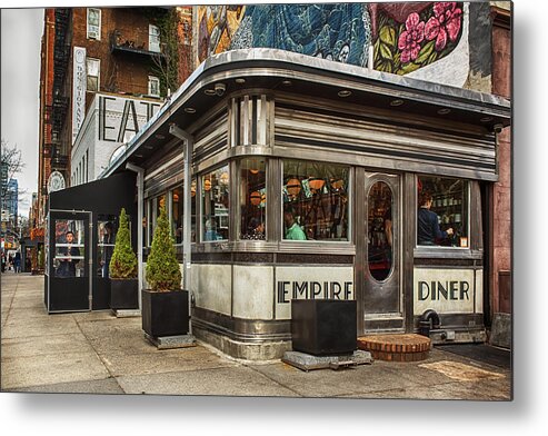 Empire Diner Metal Print featuring the photograph Empire Diner by Alison Frank