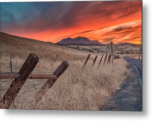 Antioch Metal Print featuring the photograph Empire Mine Road #1 by Robin Mayoff