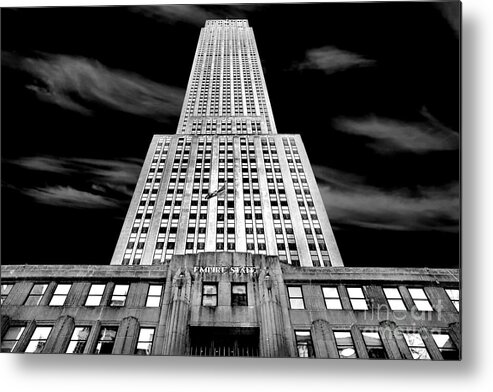 Empire State Building Metal Print featuring the photograph Empire State  by Az Jackson