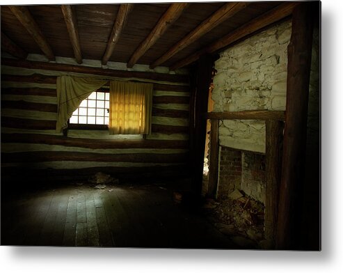 Abandoned Home Metal Print featuring the photograph Emptiness by Mike Eingle