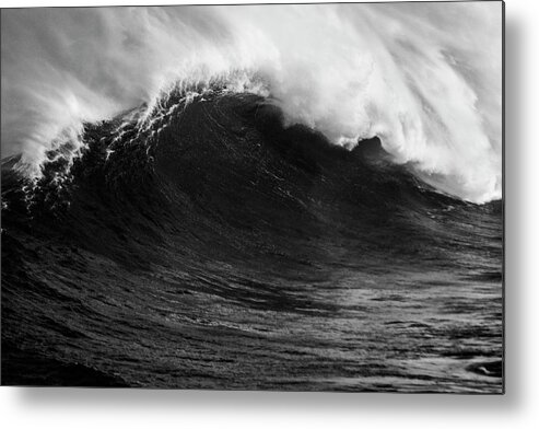 Jaws Metal Print featuring the photograph Empty Jaws Black and White by Brad Scott