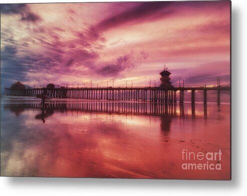 Pier Metal Print featuring the photograph End of Days at the Pier by Susan Gary