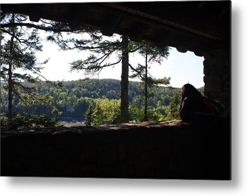 Maine Metal Print featuring the photograph Enjoying the View II by Greg DeBeck