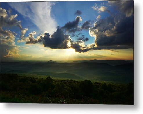 Sunset Metal Print featuring the photograph Turbulence by Amanda Jones