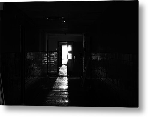 Dark Metal Print featuring the photograph Escape Also by Kreddible Trout