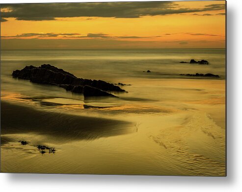 Seascape Metal Print featuring the photograph Essentially Tranquil by Nick Bywater
