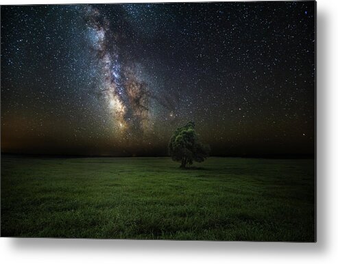 Milky Way Metal Print featuring the photograph Eternity by Aaron J Groen