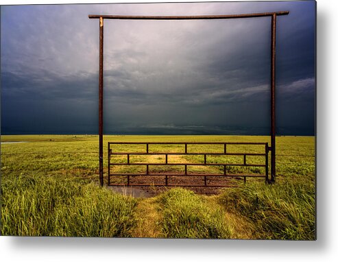 Prairie Metal Print featuring the photograph Eternity by Don Spenner