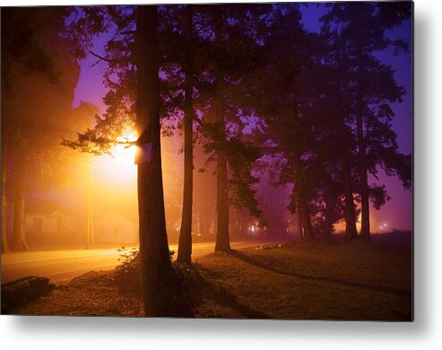 Fog Metal Print featuring the photograph Ettiene's Dawn One by Julius Reque