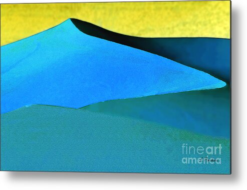 Landscape Metal Print featuring the photograph Evening at the Dunes by Linda Parker