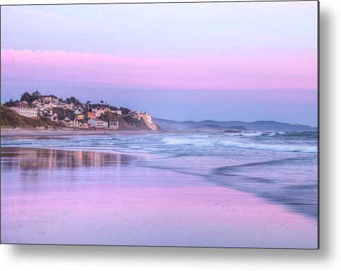 Sunset Metal Print featuring the photograph Evening Blues 0104 by Kristina Rinell