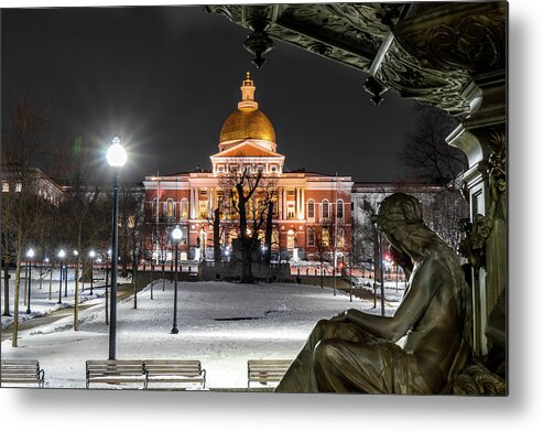 Boston Metal Print featuring the photograph Evening Gaze by Christopher Brown