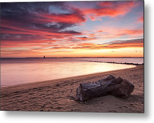 Sandy Point Metal Print featuring the photograph Exhale by Edward Kreis