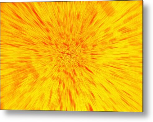 Explosion Metal Print featuring the photograph Explosion by Hartmut Knisel