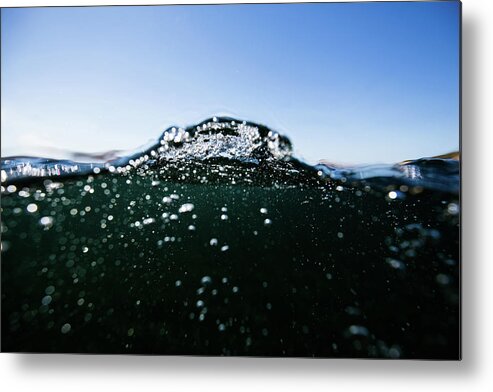 Underwater Metal Print featuring the photograph Expressive water by Gemma Silvestre