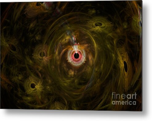 Art Metal Print featuring the digital art Eye see it all by Vix Edwards