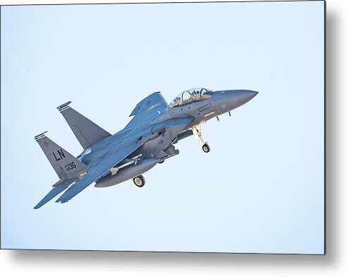F15 Eagle Metal Print featuring the photograph F15 Eagle by Paul Freidlund