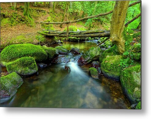 Fairy Metal Print featuring the photograph Fairy Glen Bridge by Joe Ormonde