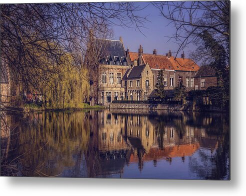 Bruges Metal Print featuring the photograph Fairytale Bruges by Carol Japp