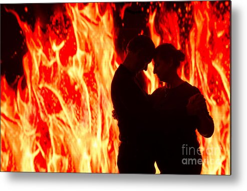 Fire Metal Print featuring the photograph False Alarm by Jim Cook