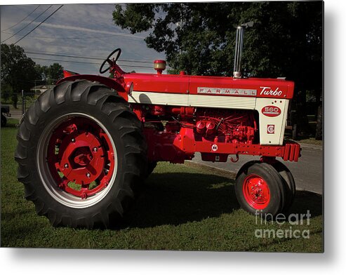 Tractor Metal Print featuring the photograph Farmall Turbo 560 by Mike Eingle