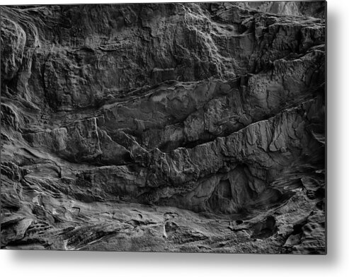 Red Rock Metal Print featuring the photograph Faye Canyon Rock Face by Bob Coates