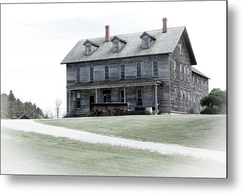 Fayette Metal Print featuring the photograph Fayette Town Building by Rich S