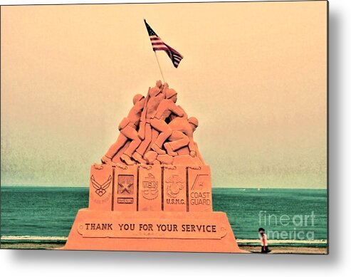 Iwo Jima Metal Print featuring the photograph February 1945 by Jasmin Hrnjic