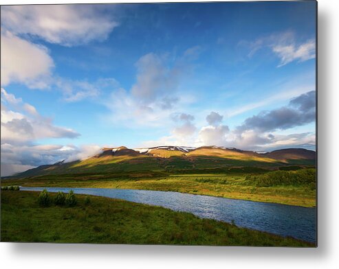 Landscape Metal Print featuring the photograph Feel The Warmth by Philippe Sainte-Laudy