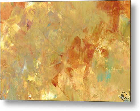Contemporary Art Metal Print featuring the painting Feeling Energetic by Monica Martin