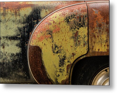 Rust Metal Print featuring the photograph Fender Bender by Holly Ross