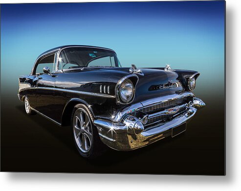 1957 Metal Print featuring the photograph Fifty Seven by Keith Hawley