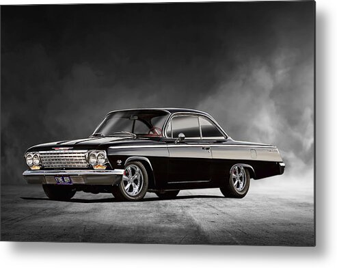 Chevrolet Metal Print featuring the digital art Fine 409 by Peter Chilelli