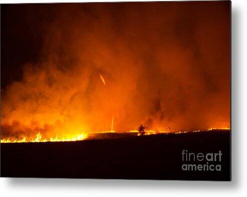  Metal Print featuring the photograph Firenado by Jean Hutchison
