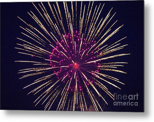 Mannington Wv Metal Print featuring the photograph Firework 4 by Howard Tenke