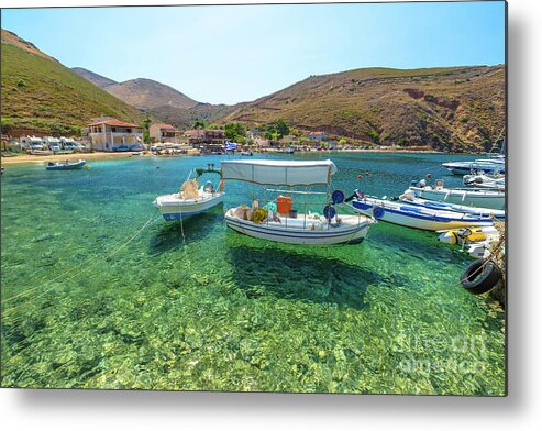 Fishing Boats Metal Print featuring the photograph Fishing boats by Benny Marty