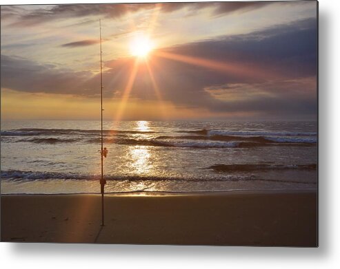 Bait Metal Print featuring the photograph Fishy Sunrise by JAMART Photography