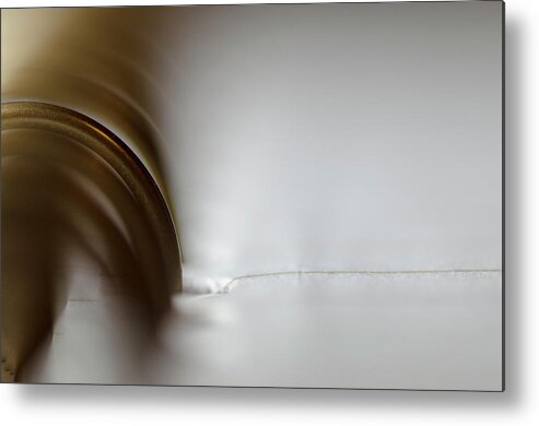 Book Metal Print featuring the photograph Flatlline by Sandra Parlow